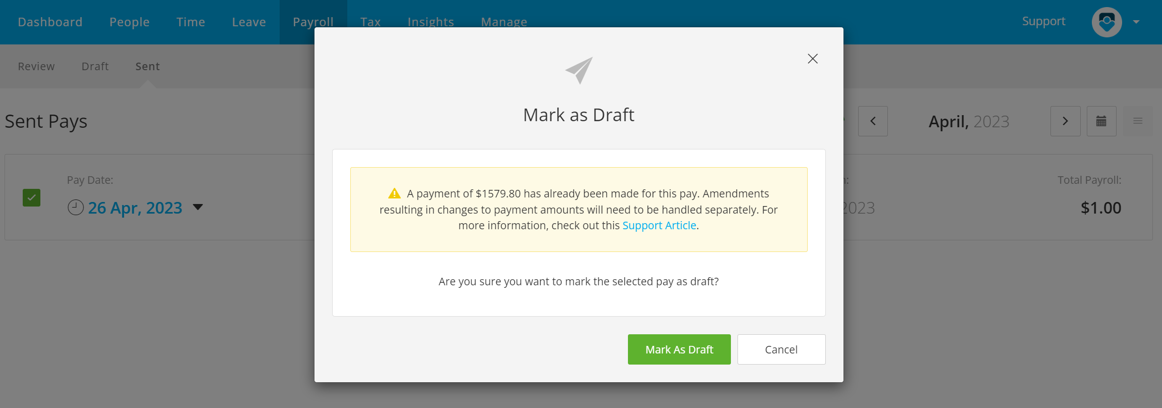 Sent Pays - Mark as Draft Modal.png