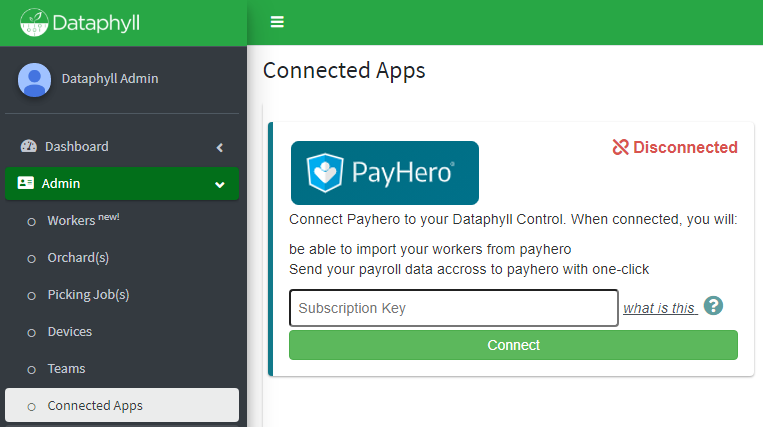 Dataphyll_-_Enter_Subscription_Key.png